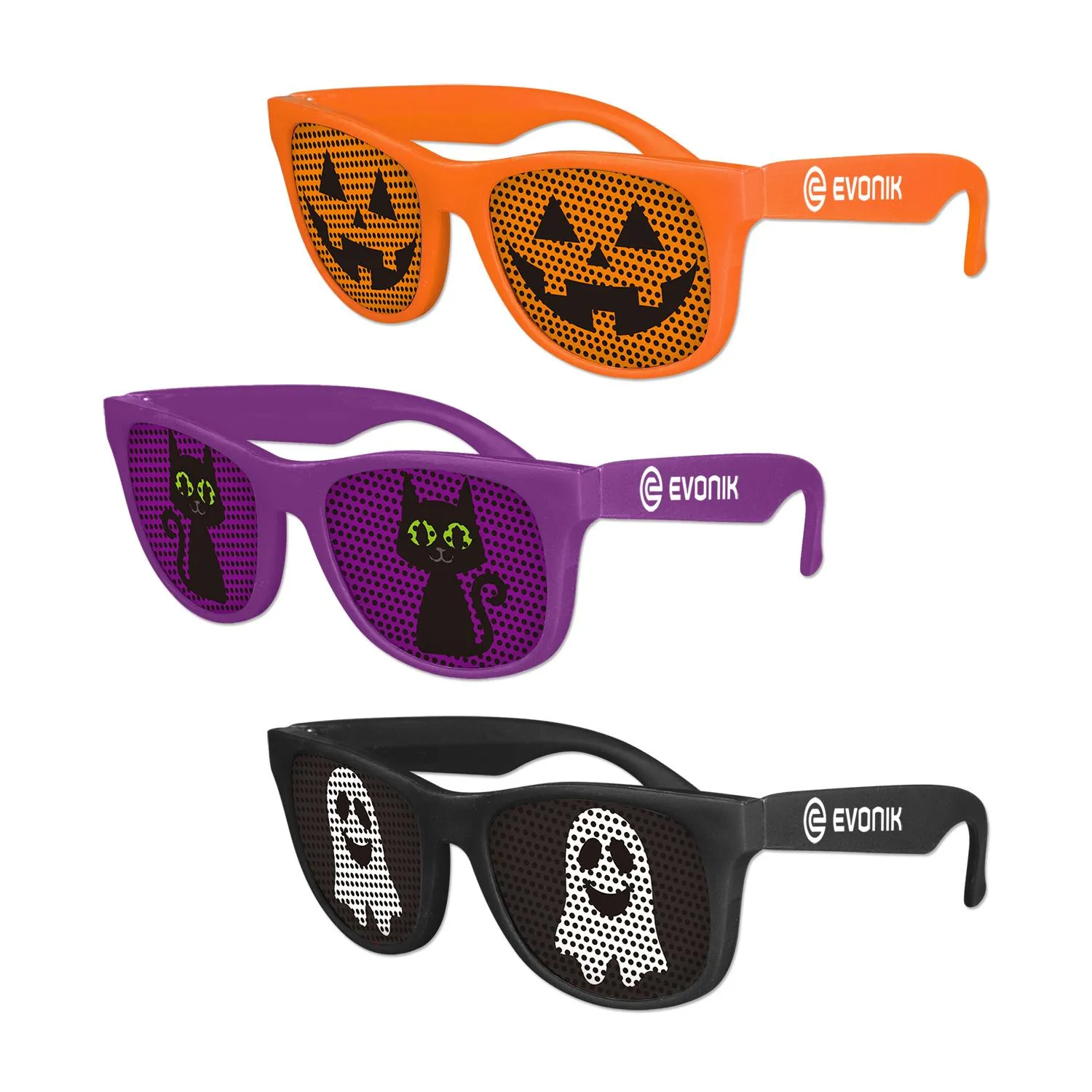 Kids Halloween Art Pinhole Sunglasses - promotional product with custom logo