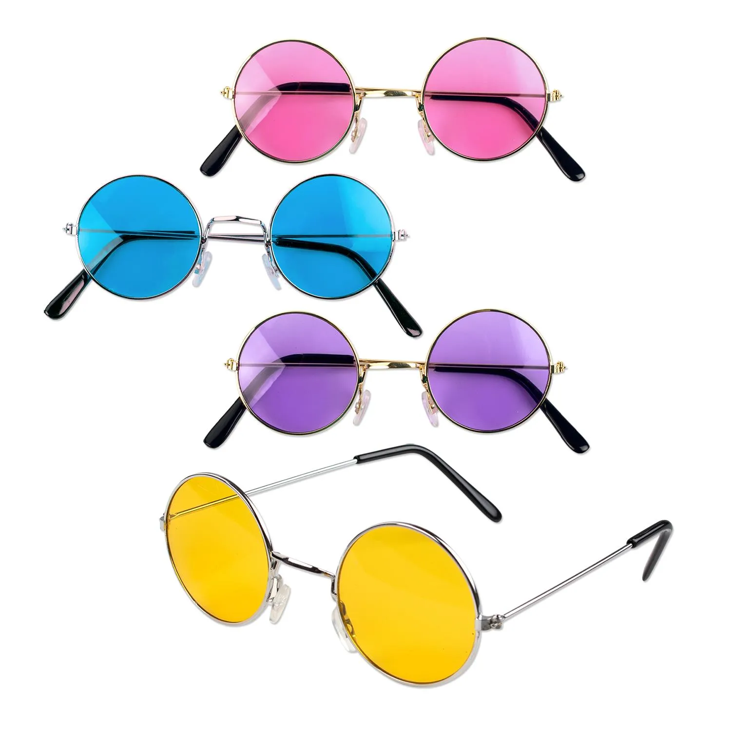 Lennon Style Glasses Round Frame Assorted Colors Pack