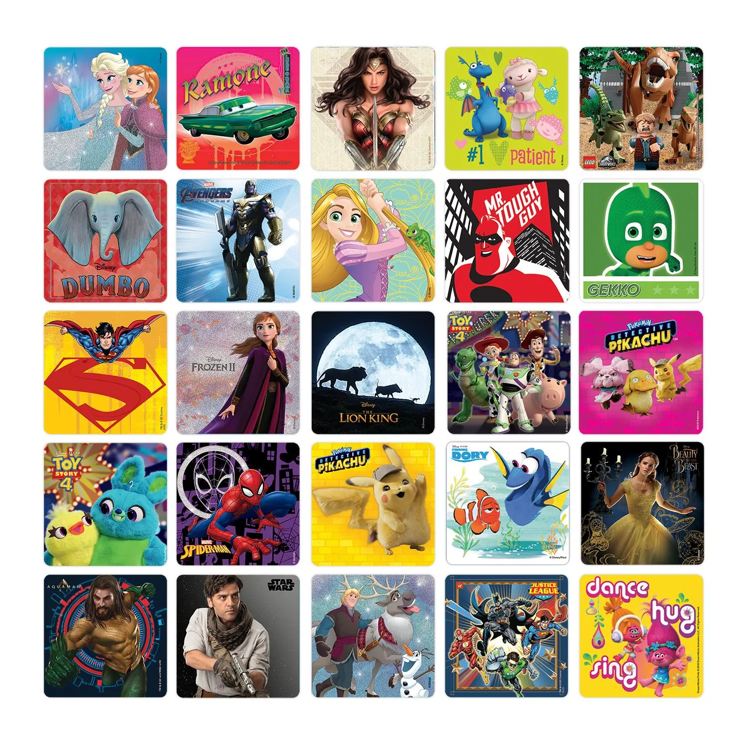 Liscensed Sticker Assortment - promotional product with custom logo