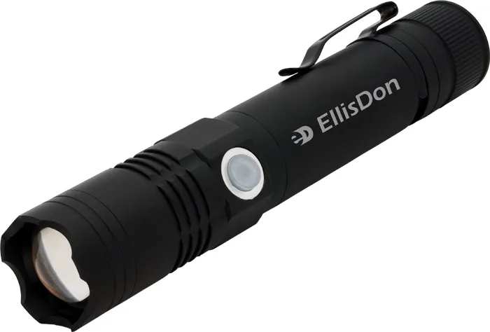 Rechargeable 3W Aluminum Focus Flashlight