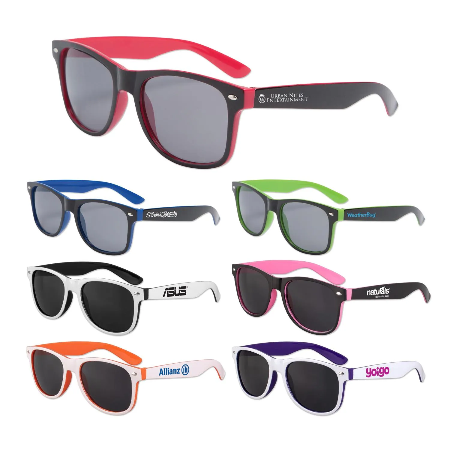 Sunglasses Malibu Style UV400 Protection Plastic