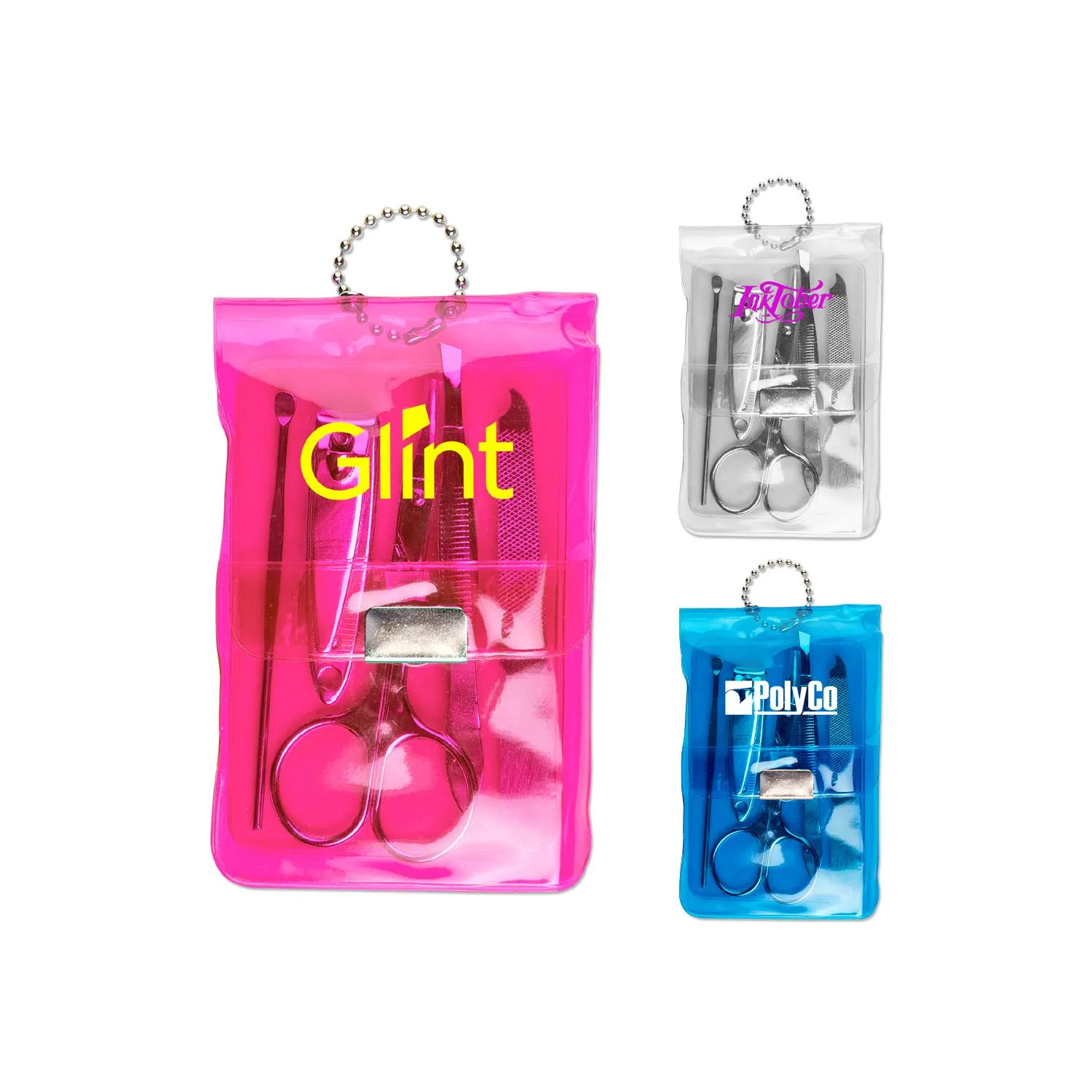 Manicure Set Travel Kit with Pouch 5 Tools