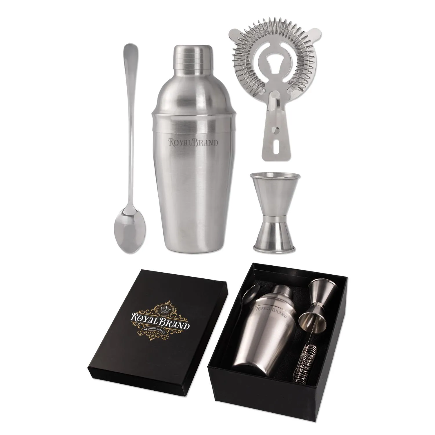 Bartender Kit Stainless Steel 18-Piece Cocktail Set