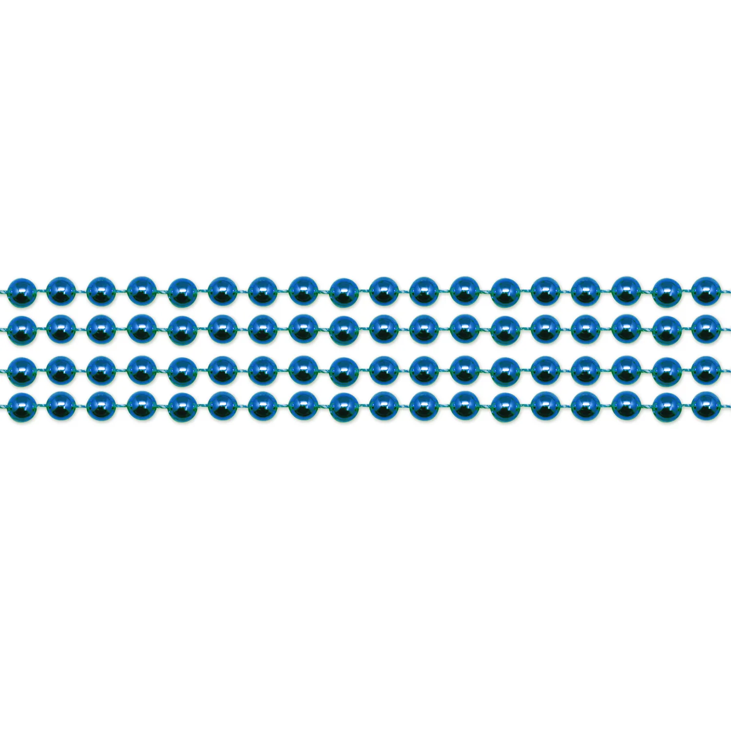 Navy Blue Mardi Gras Bead Necklace Parade - 33 in