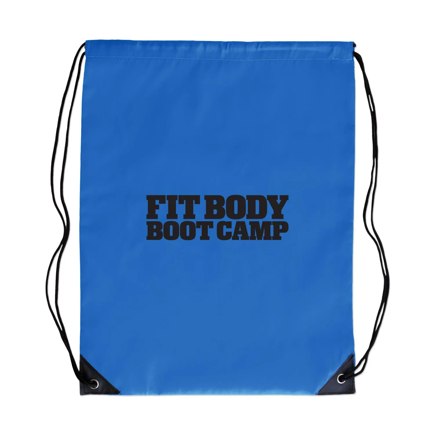 Nylon Drawstring Backpack Gym School Events Custom - product view 2