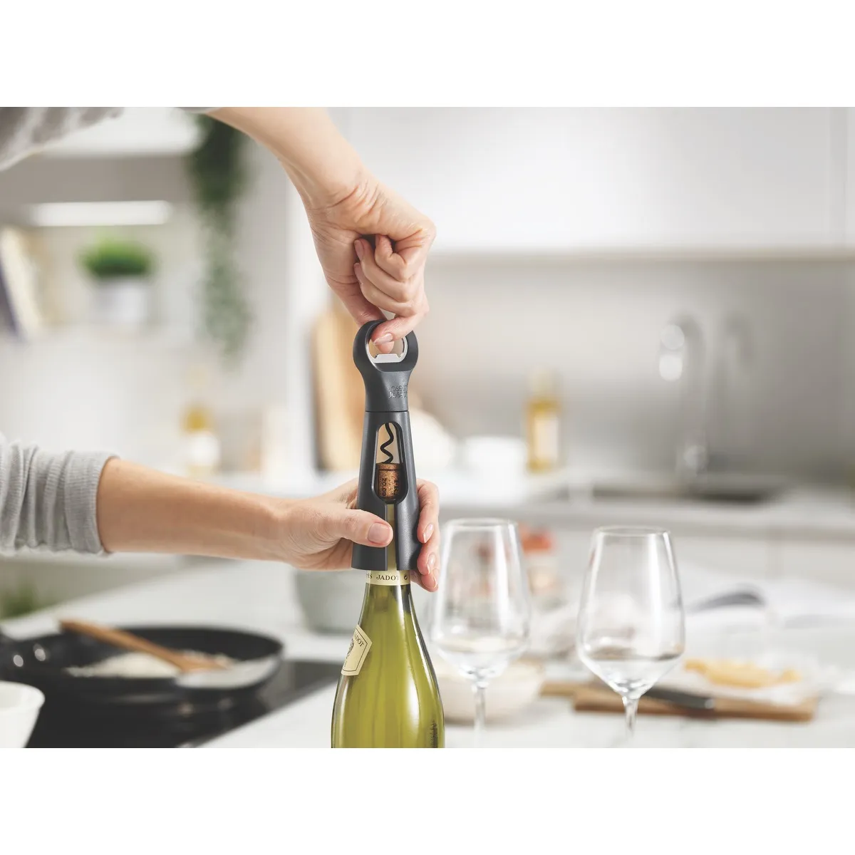 Joseph Joseph® BarStar 3-in-1 Gray Corkscrew - product view 8