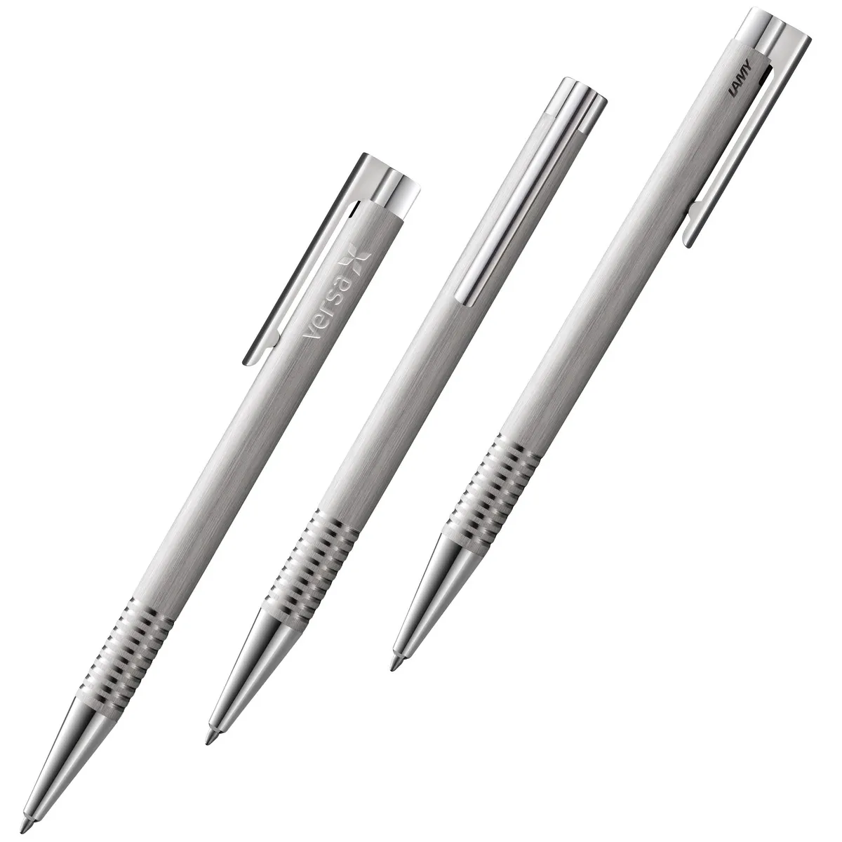 LAMY Logo Brushed Stainless Steel Ballpoint Pen