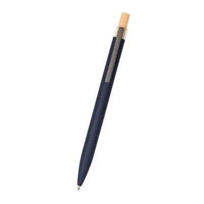 Pen Recycled Aluminum Bamboo Plunger Eco-Friendly - 5.5 in - product view 2