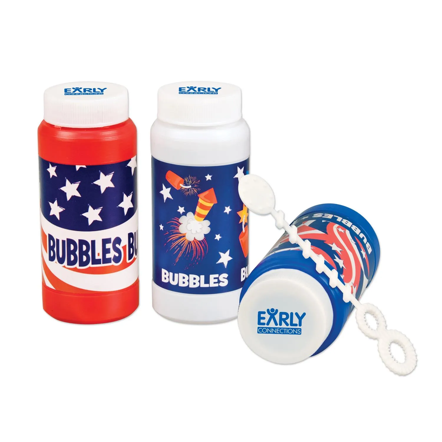 Patriotic Bubble Solution Memorial Day July 4th - 4 oz