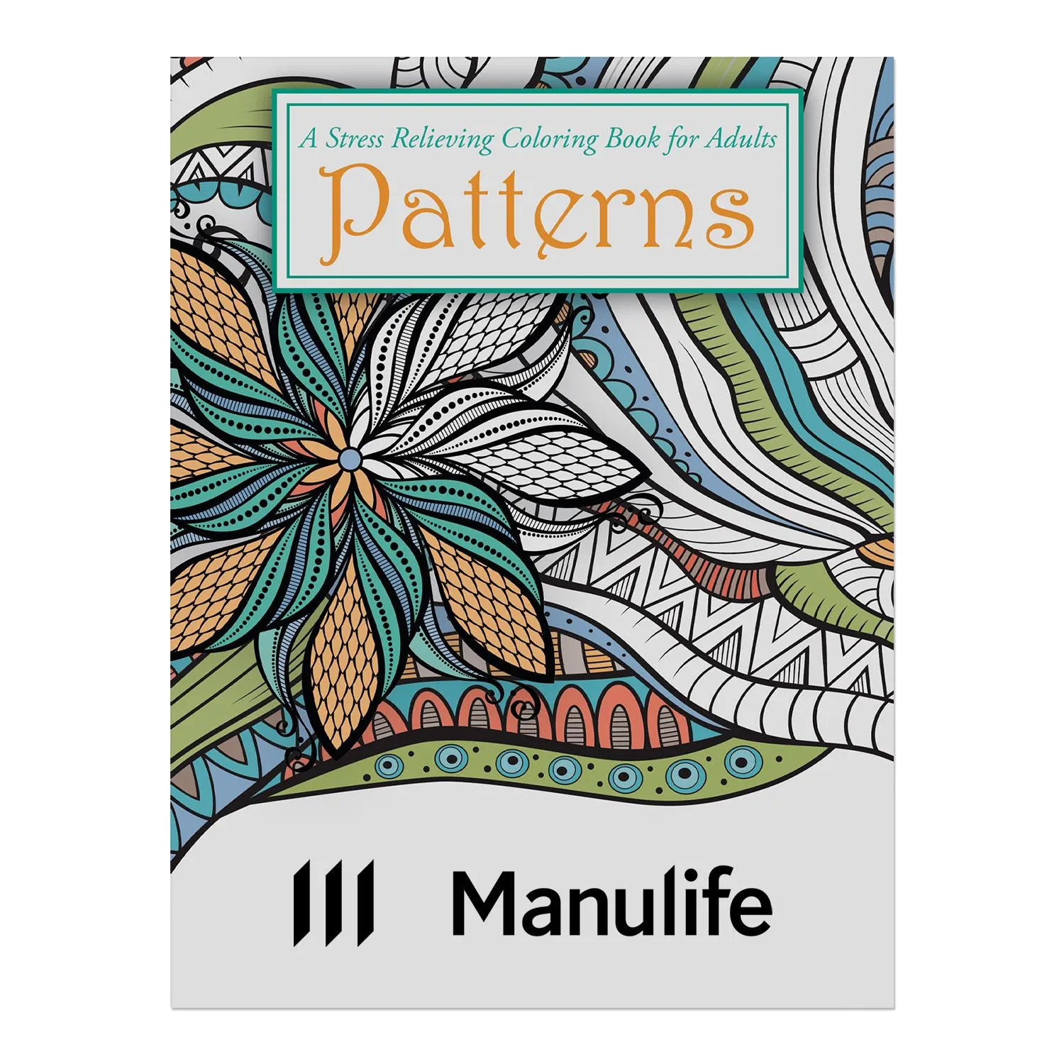 Patterns Coloring Book Adult Stress Relief Custom Print