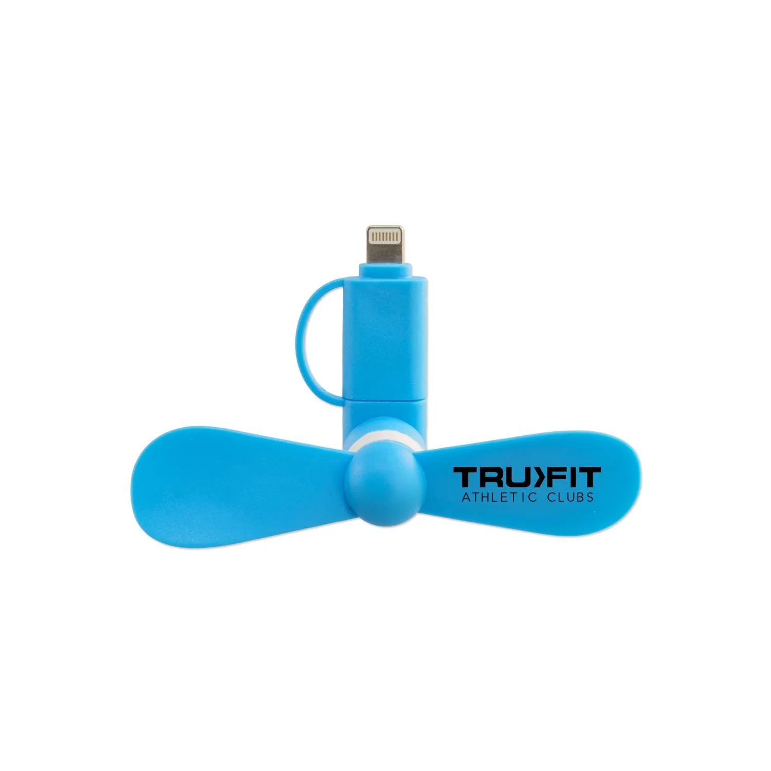 Phone Fan with Dual Connector Lightning Type C - product view 3