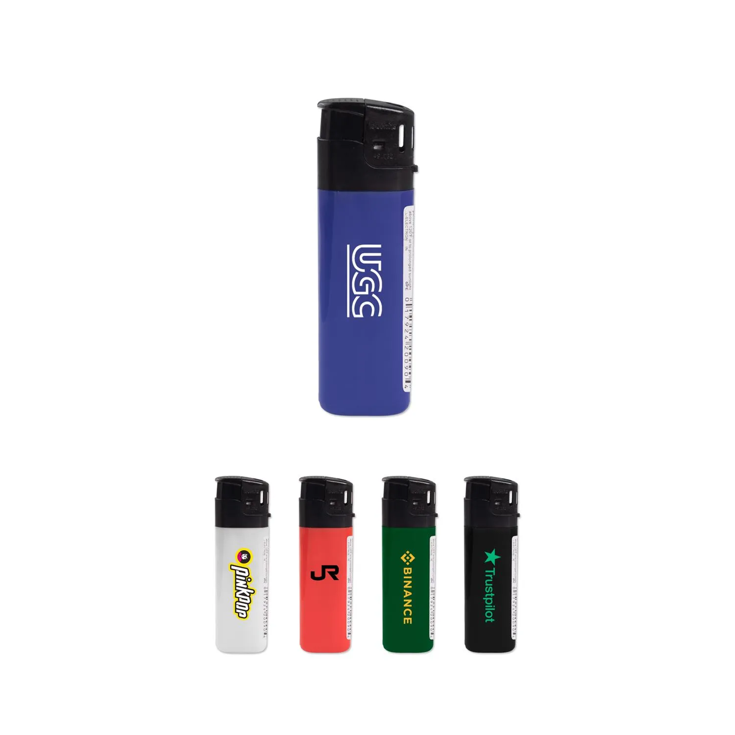 Piezo Electronic Lighter ABS Plastic Child Resistant