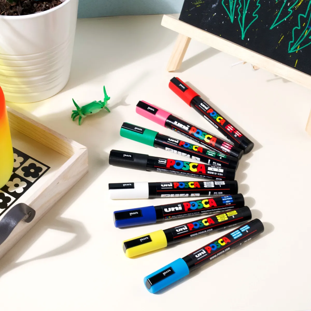 POSCA 8 Piece Basic Marker Set with Bag - Medium - product view 19
