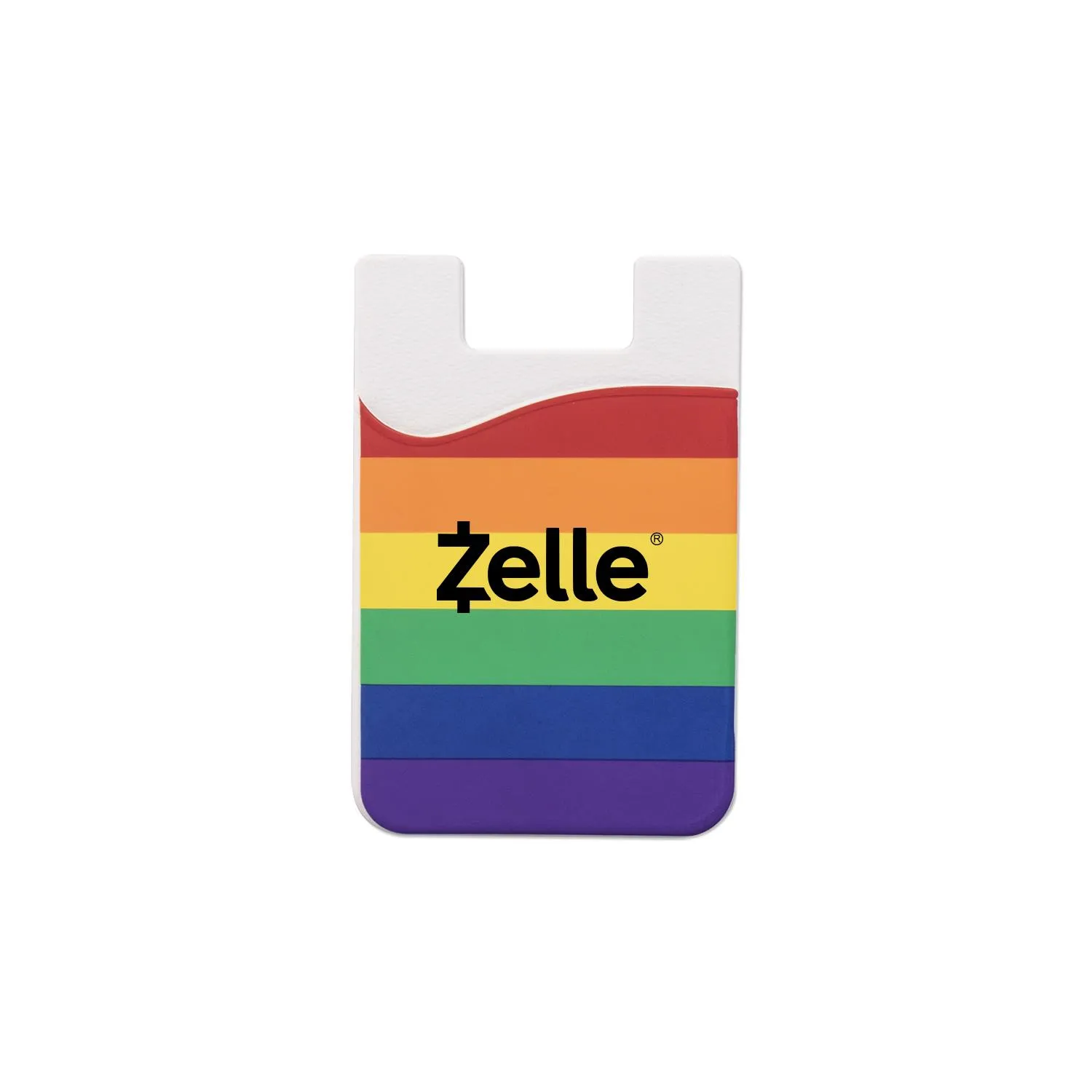 Phone Wallet Pride Rainbow Silicone Adhesive