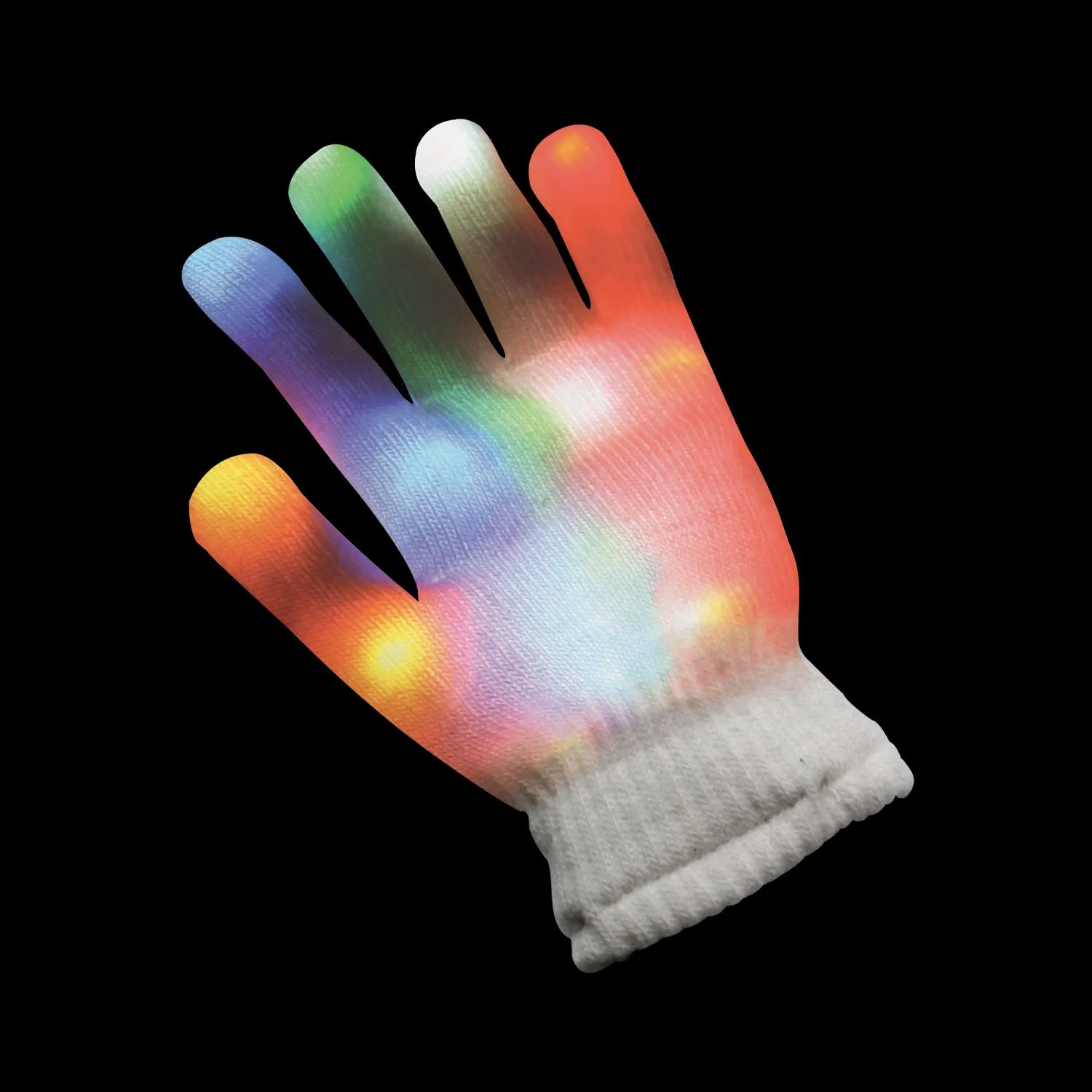 Light Up Glove Rainbow LED Right Hand Adult Size