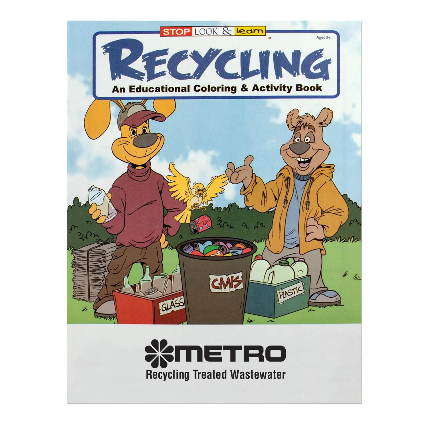 Recycling Coloring Book Educational Custom Cover Print
