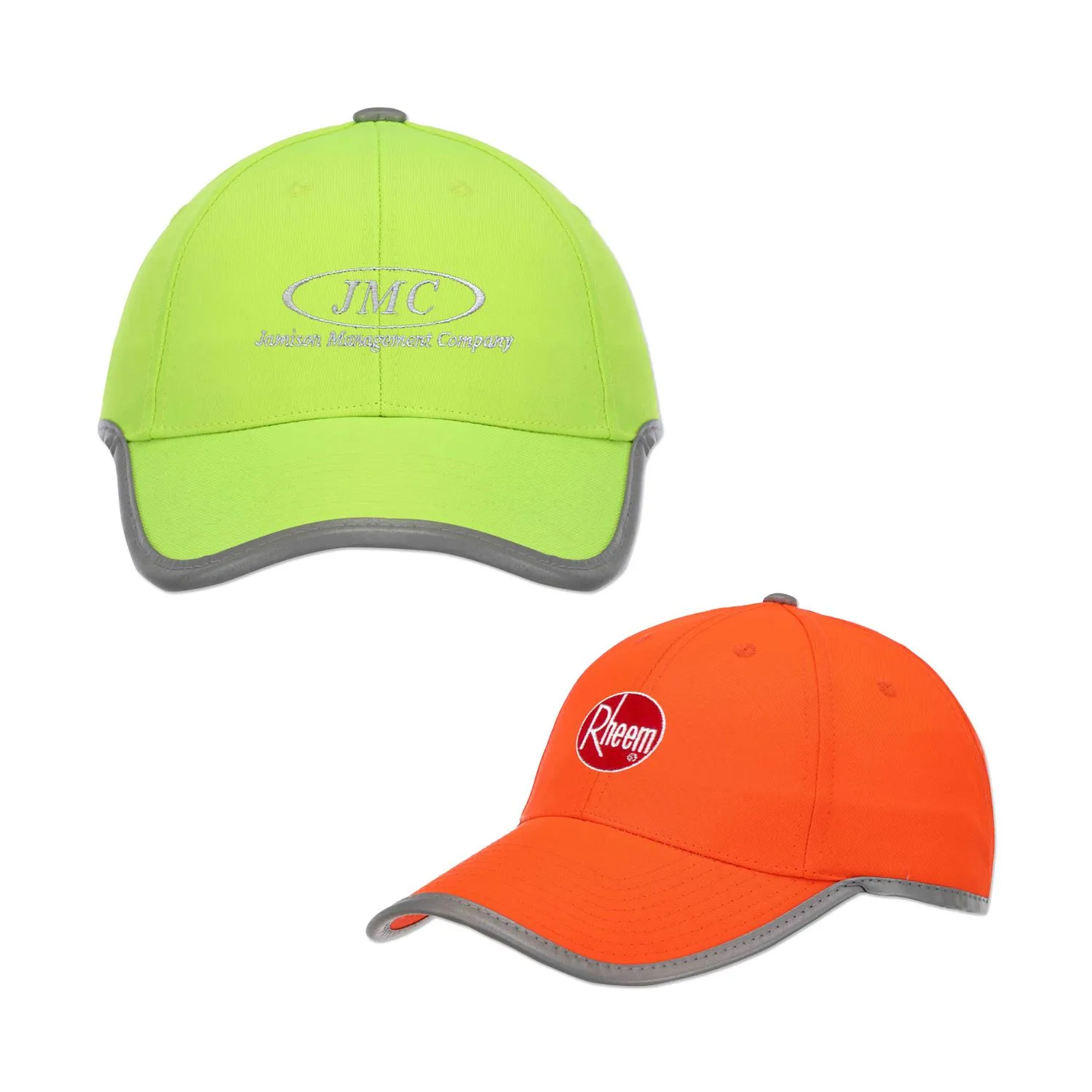 Safety Cap Reflective Tape Lines High Visibility Style