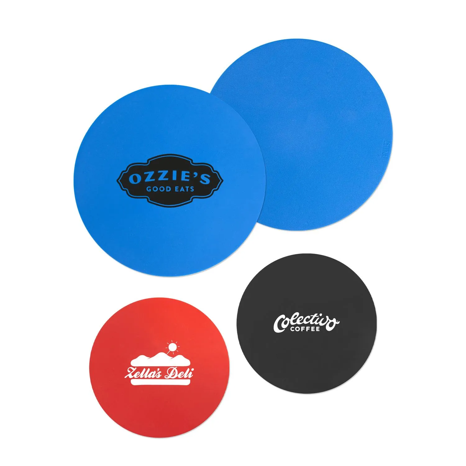 Jar Opener Round Silicone Grip Side Smooth Imprint