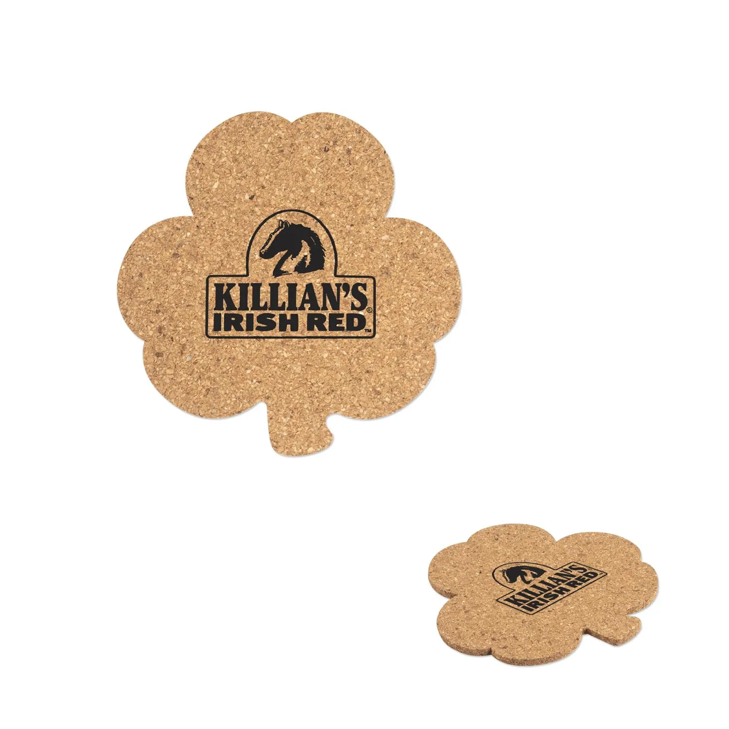 Shamrock Cork Coaster St Patricks Day Drink Protection