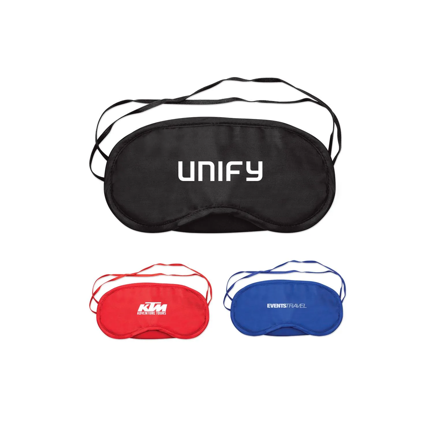 Sleep Mask Polyester Travel Comfort Adjustable Strap