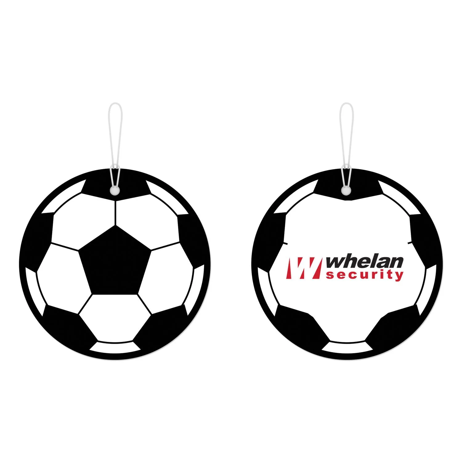 Soccer Ball Air Freshener Cardboard Stock Design