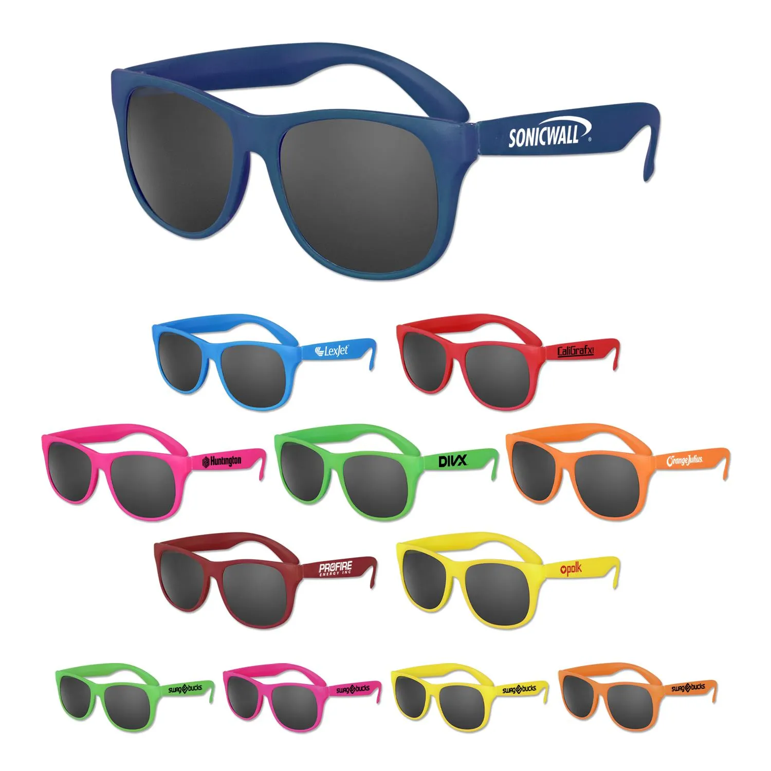 Classic Sunglasses UV400 Protection Plastic (One Size)