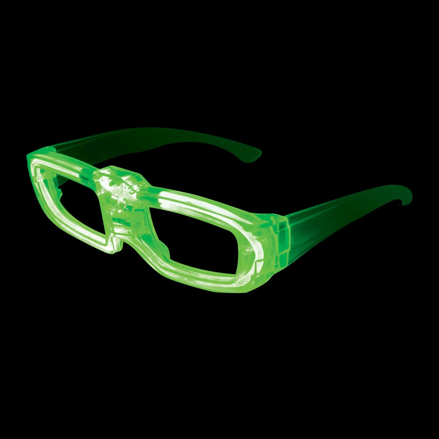 Sound Reactive EL Glasses Green Light Music Beat (Adult)