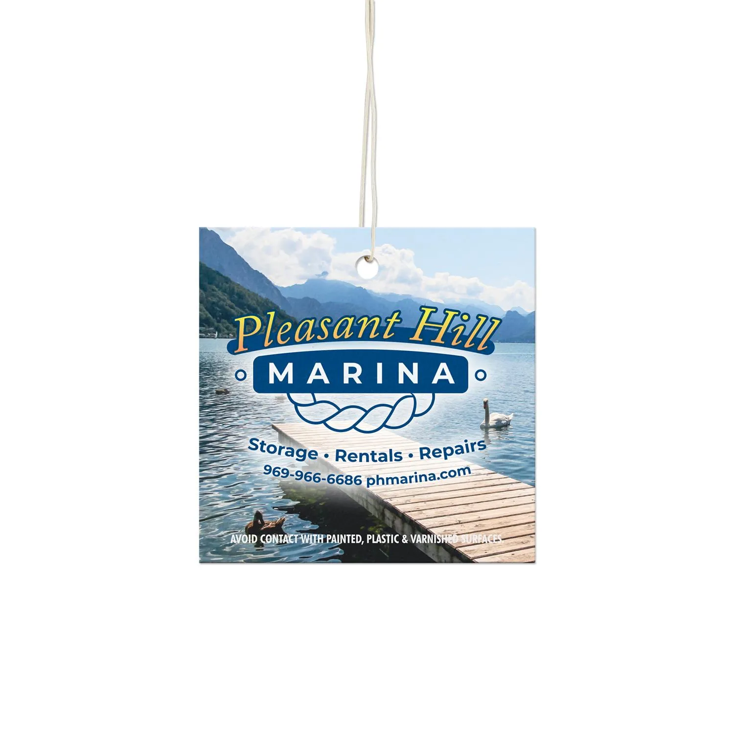 Square (Square Corners) Shaped Air Fresheners - product view 1