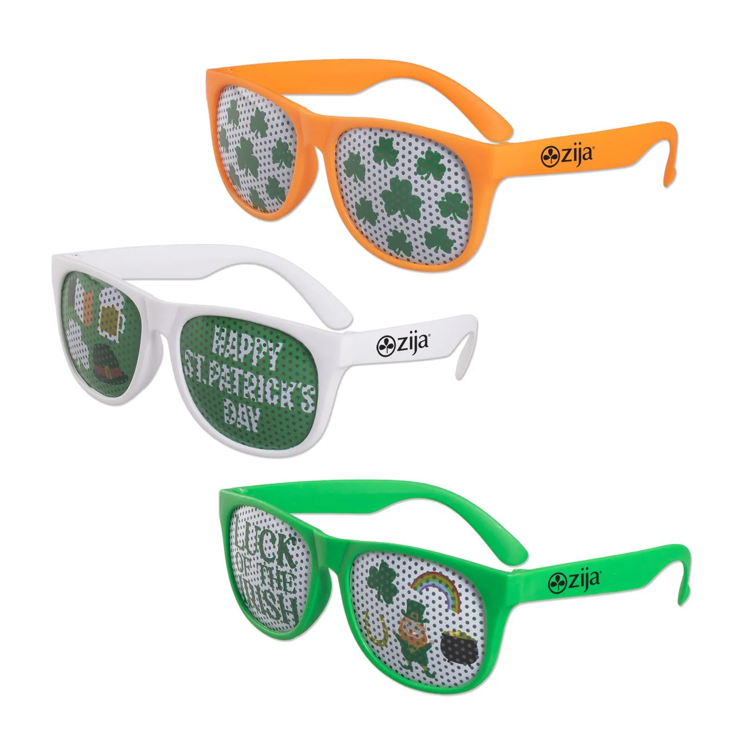 St Patricks Day Pinhole Sunglasses Art Design Custom