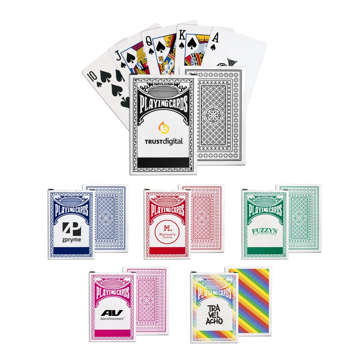 Playing Cards Standard Deck Paper Custom Imprint