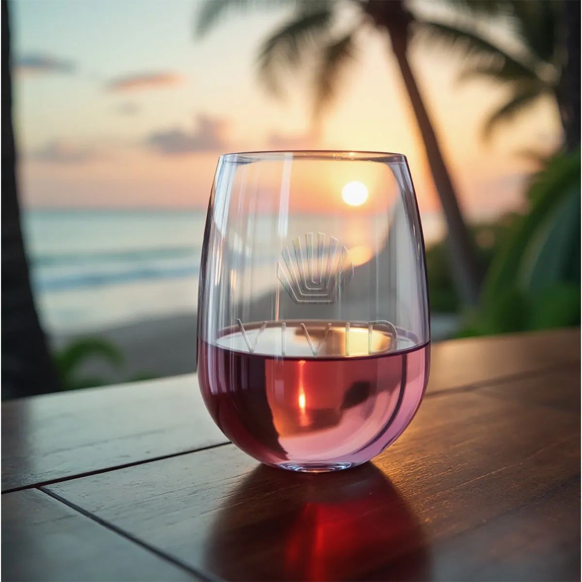 Symglass 12oz Clear Stemless Wine Glass - product view 4