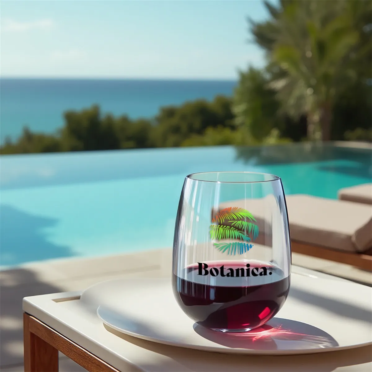 Symglass 12oz Clear Stemless Wine Glass - product view 5