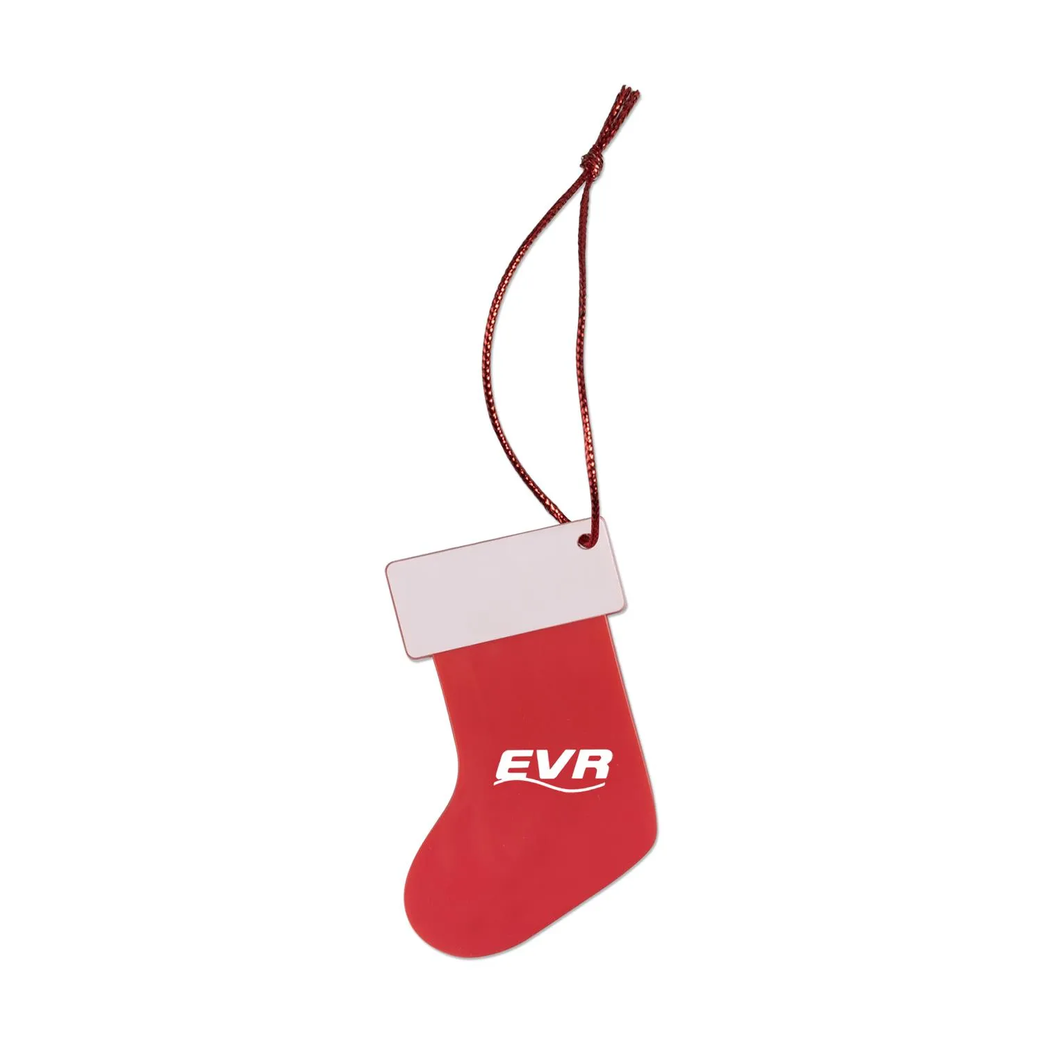 Holiday Ornament Stocking Shaped Christmas