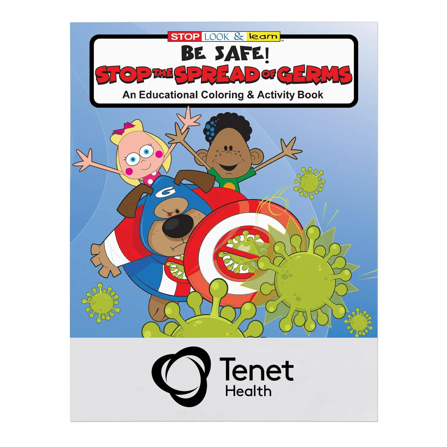 Germ Prevention Coloring Book Health Educational