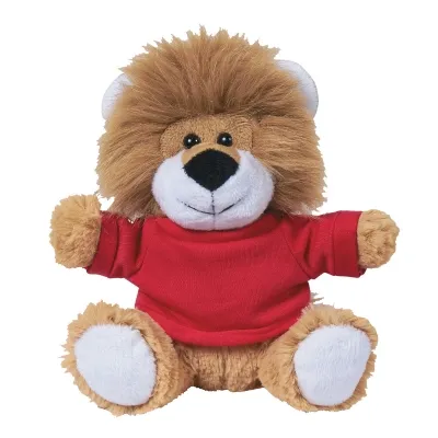 Plush Lion with Customizable Clothing - 6 in - product view 4