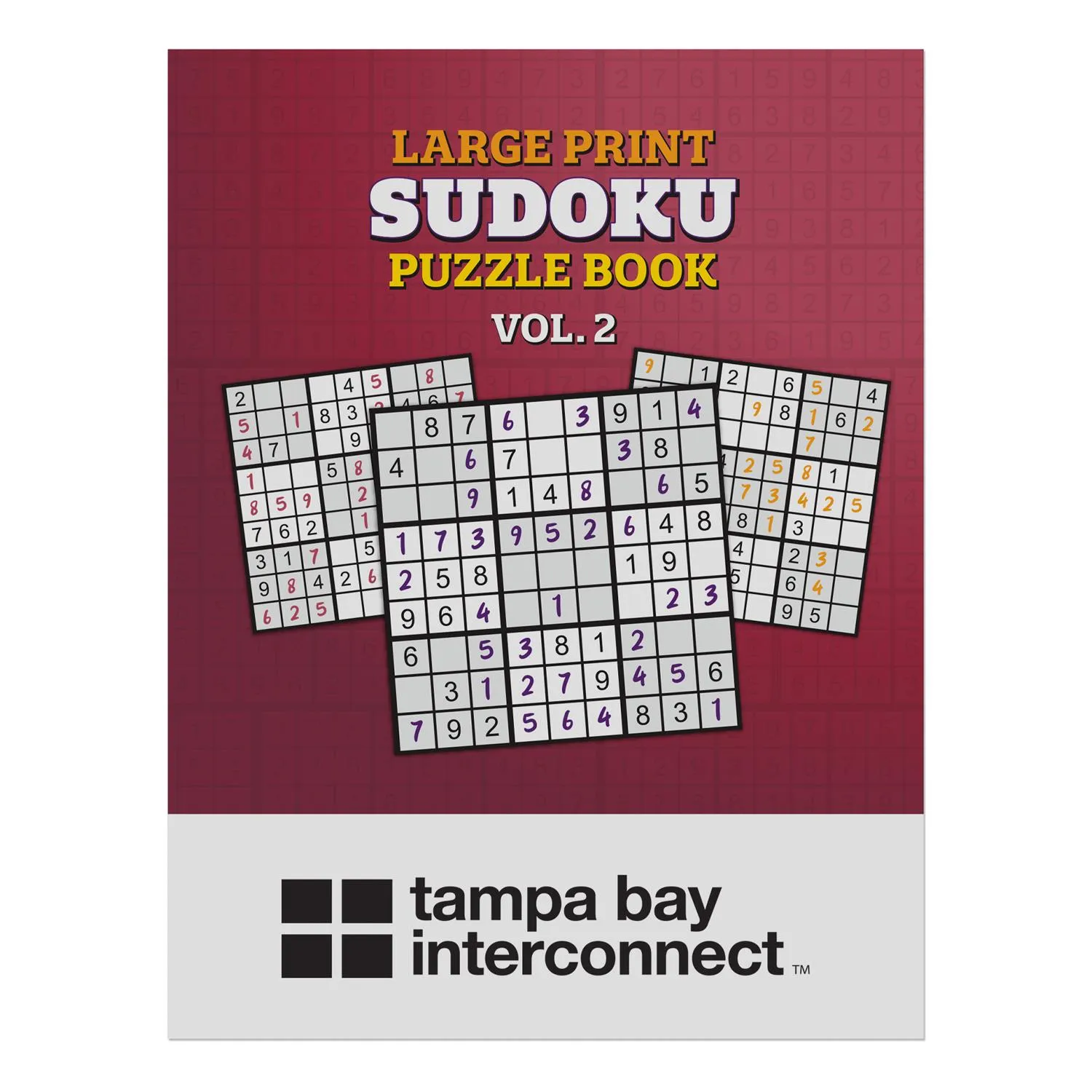 Sudoku Puzzle Book Volume 2 Large Print Logic Game