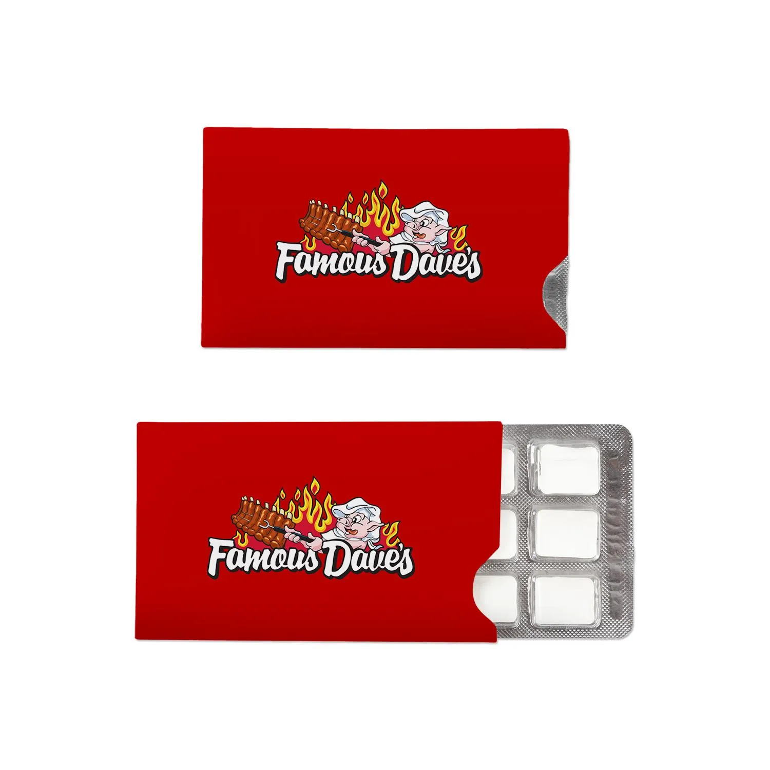 Sugar Free Gum Pack Peppermint Custom Wrapper - 12 Pack