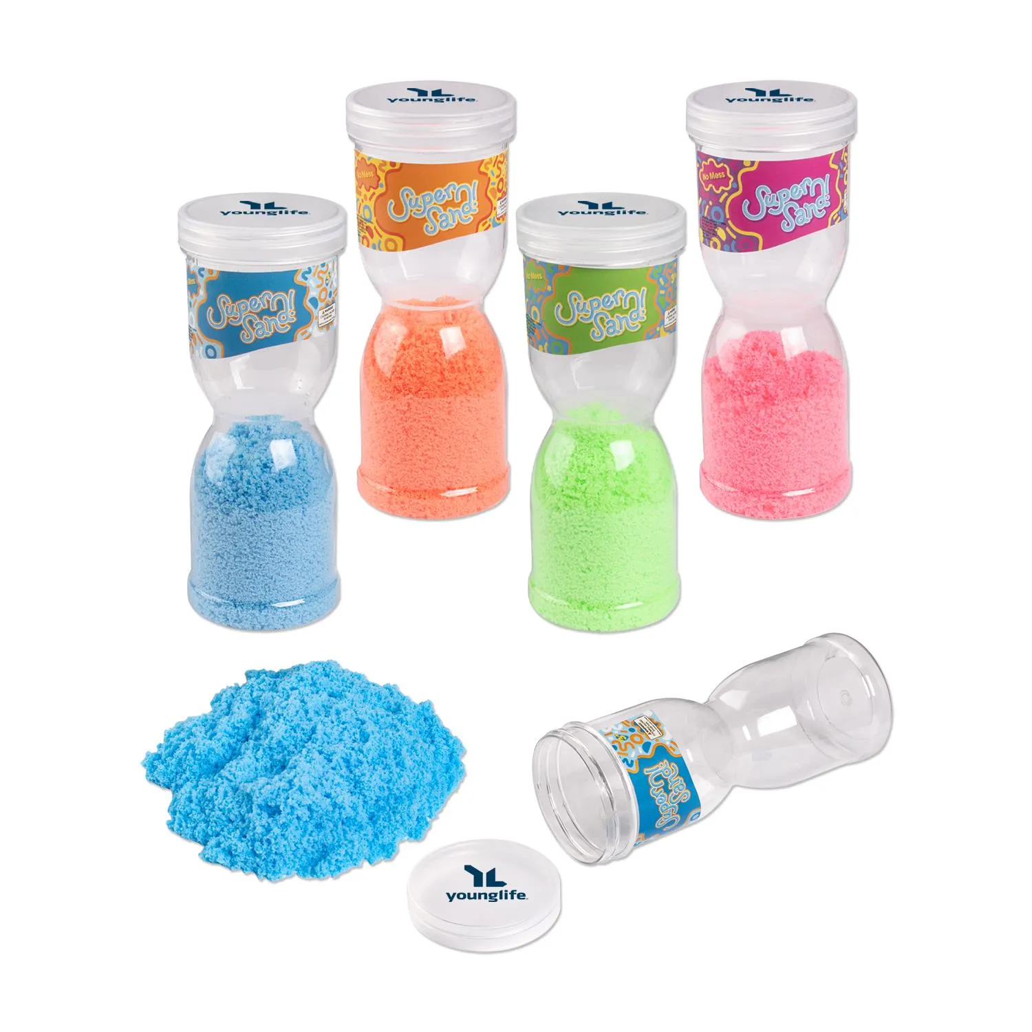 Hourglass Sand Desk Toy Colorful Flow Never Dries