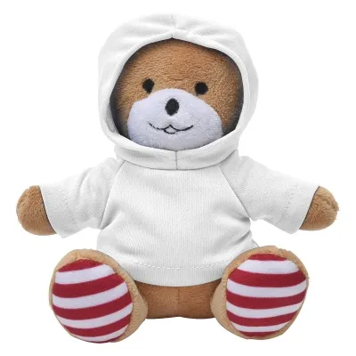 Patriotic Plush Bear with Customizable Clothing - 6 in - product view 9