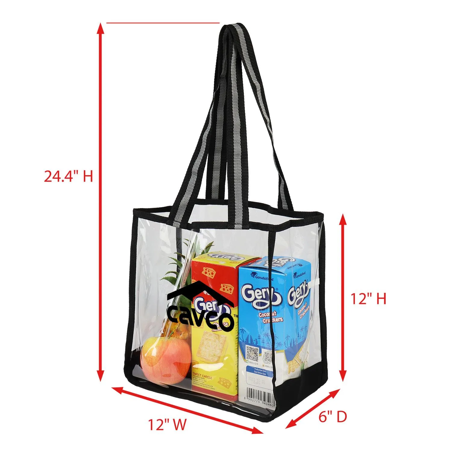 Tote Bag TPU Material Odorless Shopping Stadium - 15 x 12 in - product view 3