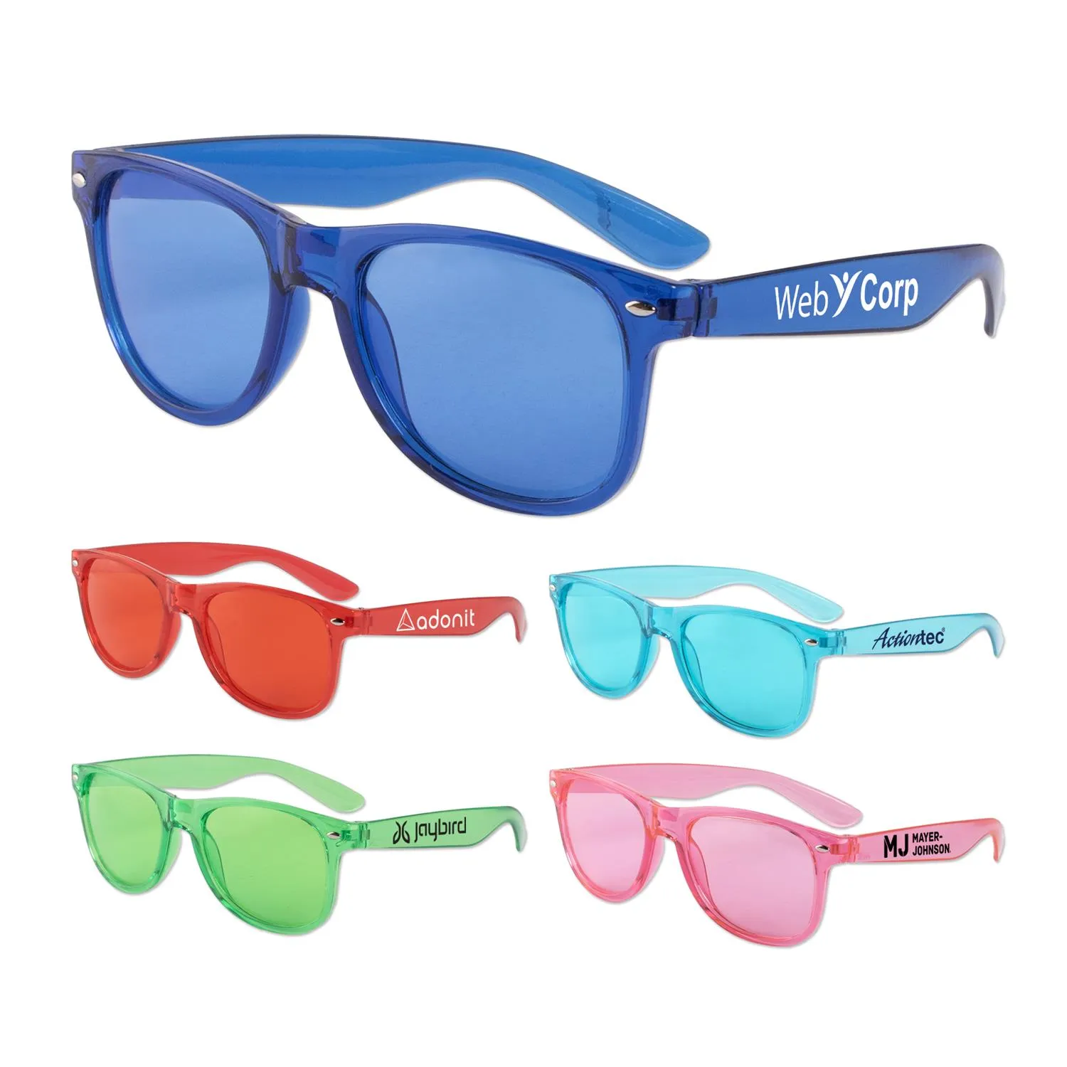 Sunglasses Translucent UV400 Protection Matching - One Size