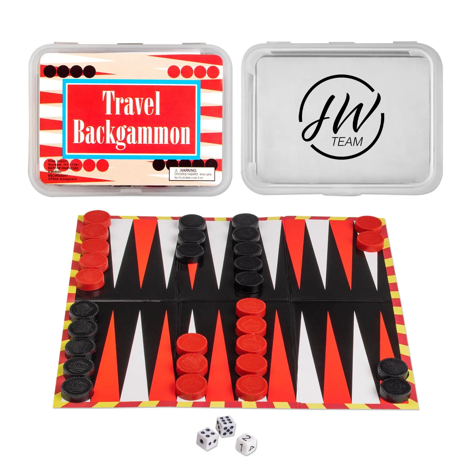 Travel Backgammon Game Set Portable Silicone Case