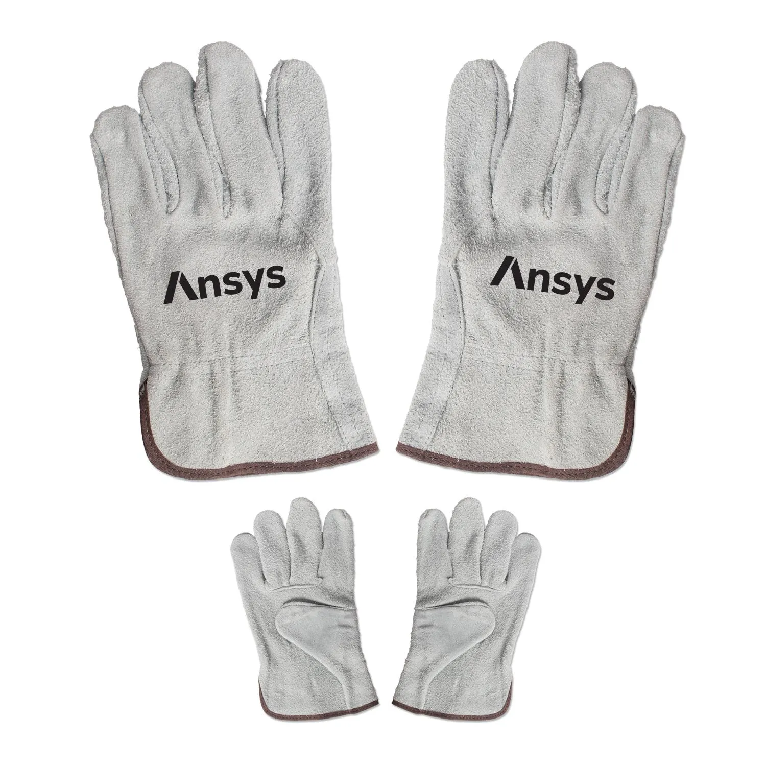 Work Gloves Cowhide Suede Unlined Flexible - XL