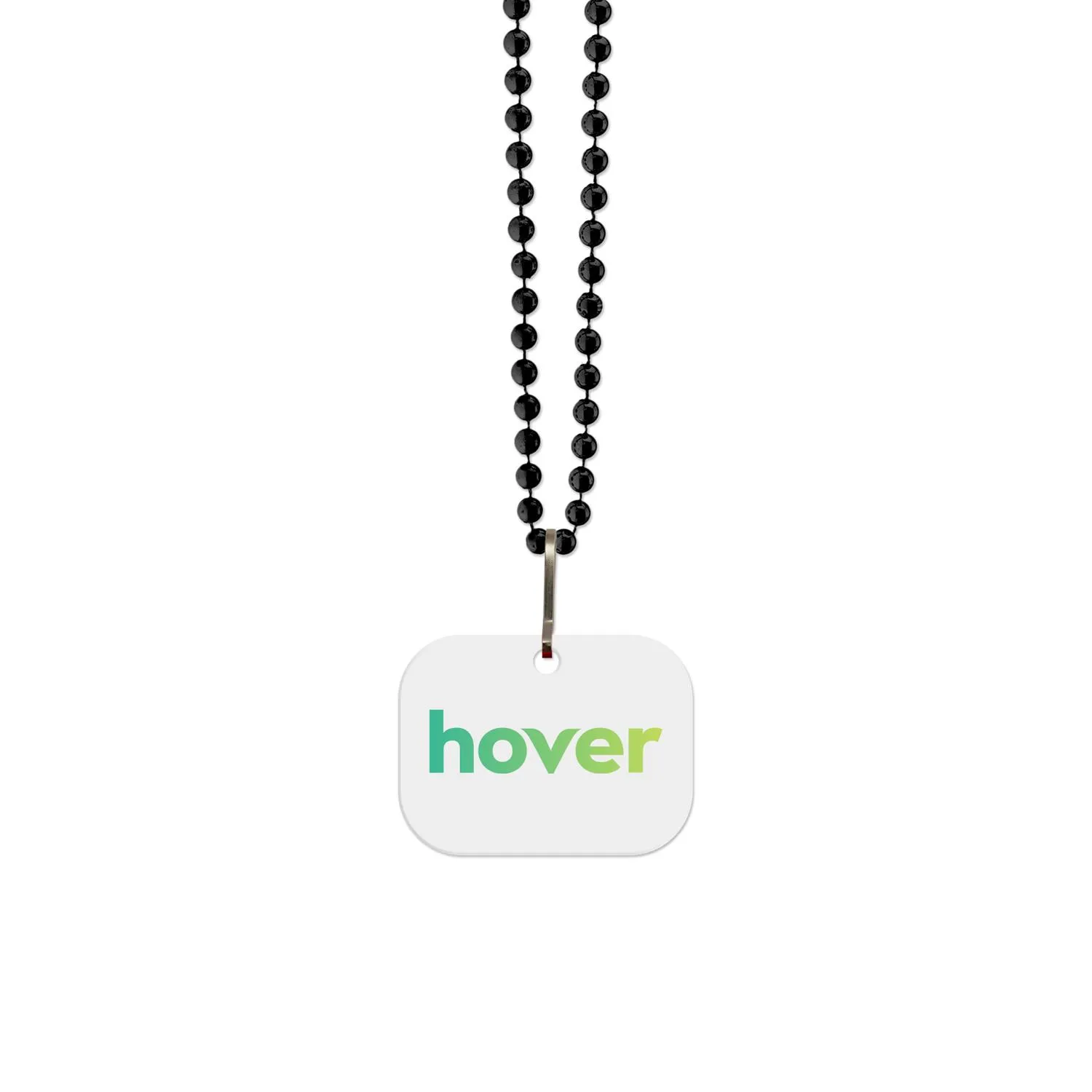 USA Made 1/8" Square Vinyl Medallion Beads - promotional product with custom logo