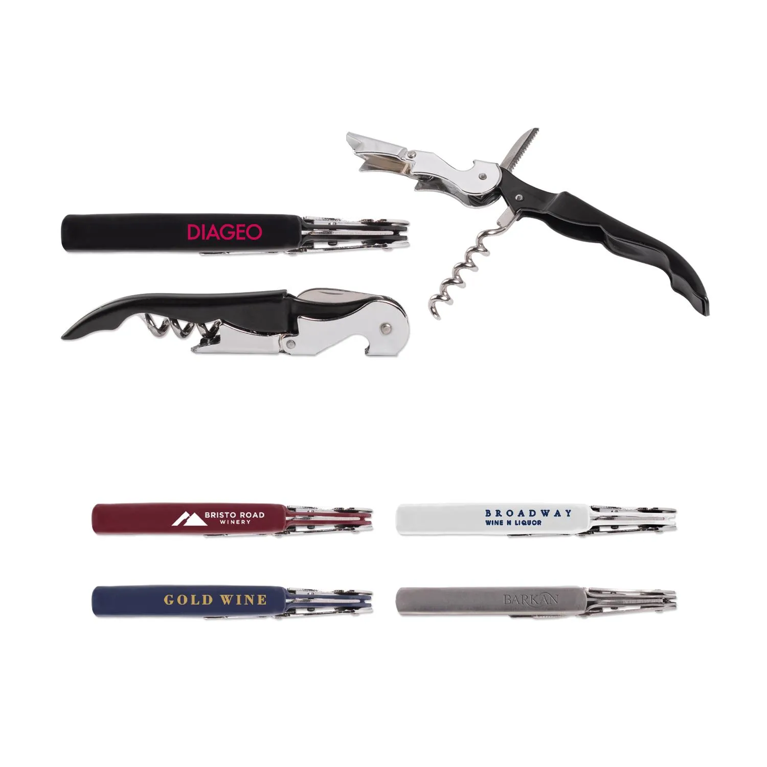 Wine Bottle Opener Waiters Corkscrew Double Hinged