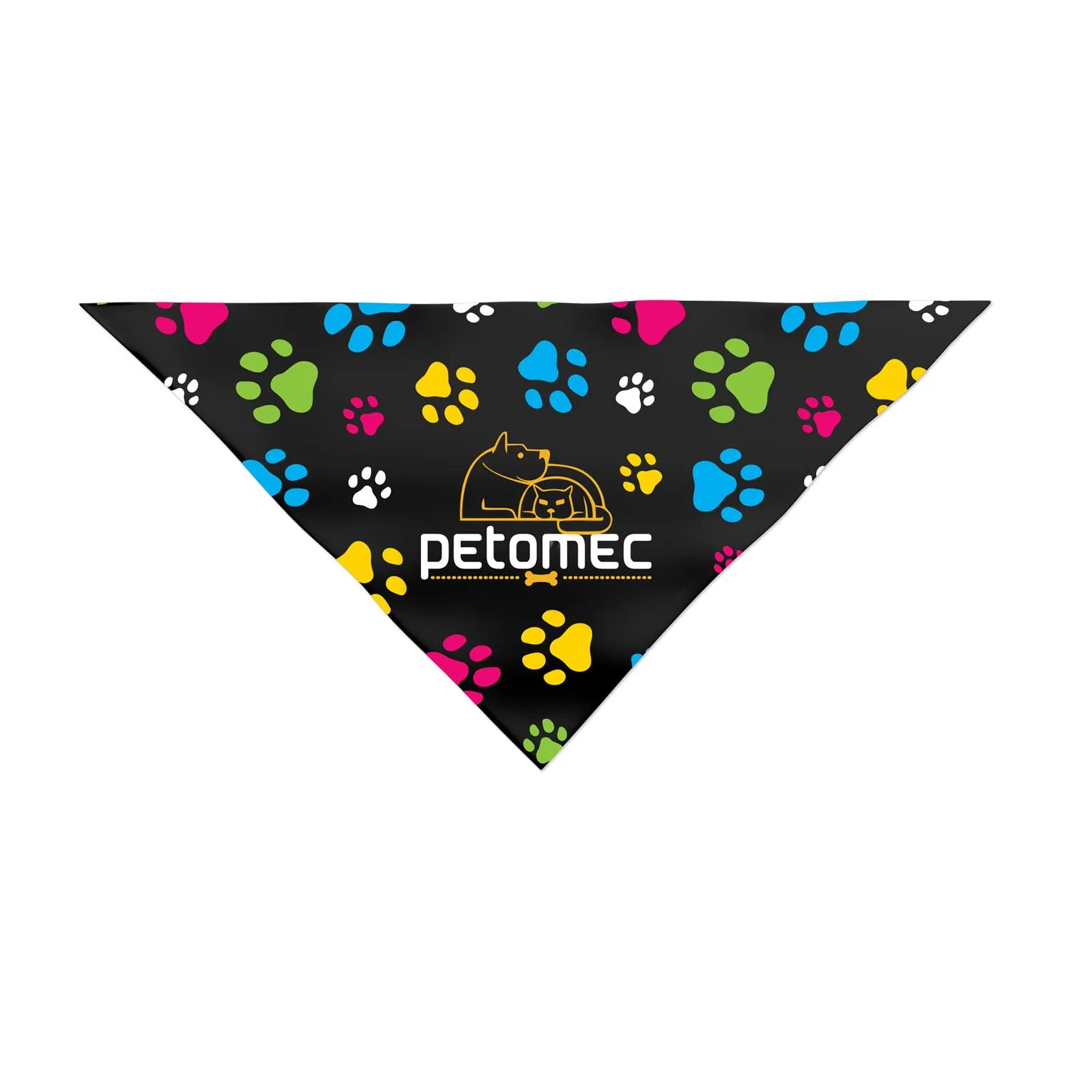 Dog Bandana X-Large Polyester Full Color Custom