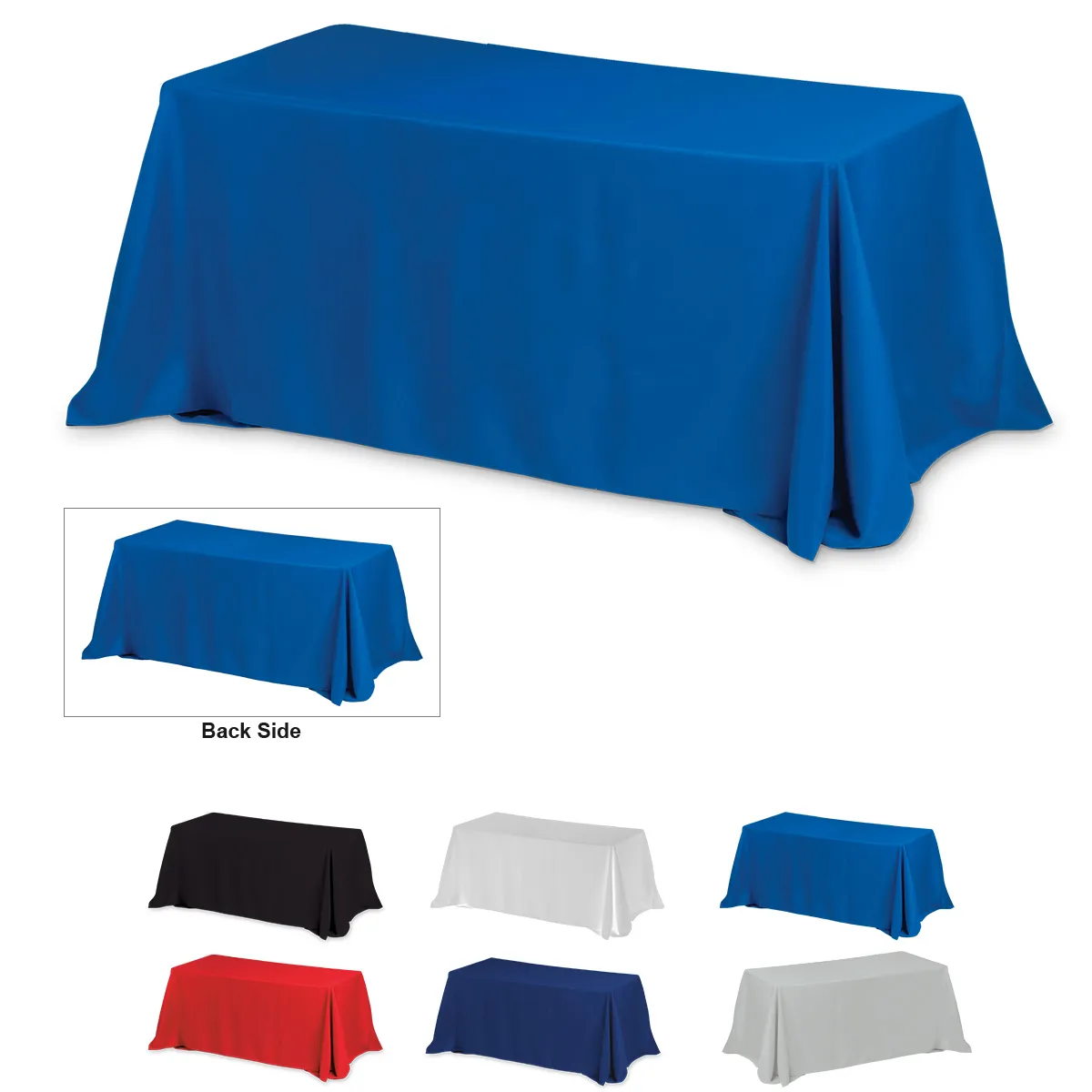 Table Cover 4-Sided Throw Style Blank - 8 ft