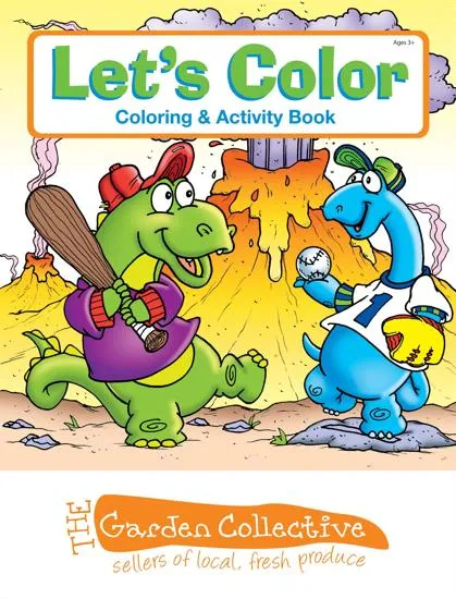 Let's Color Activity Book 16-Page Coloring Games - 10.5 x 8 in