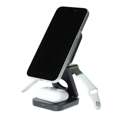 AMPSTATION 3-in-1 15W Wireless Charging Station - product view 13