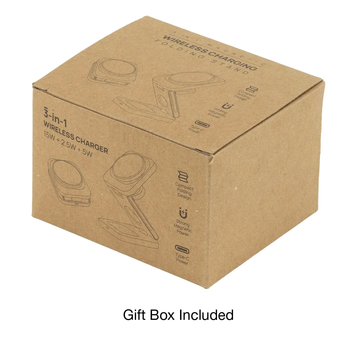 AMPSTATION 3-in-1 15W Wireless Charging Station - product view 19